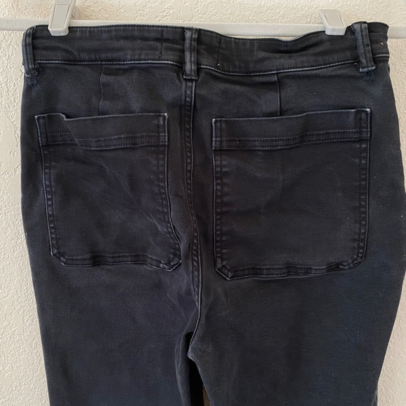 EVERLANE Womens Jeans High Rise Crop Slim Regular Ankle Black Size 8 Waist 30" - Picture 6 of 11